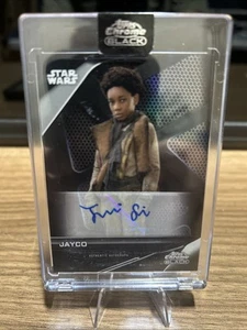 2023 Topps Star Wars Chrome Black Jecobi Swain as Jayco Auto #A-SW - Bild 1 von 13