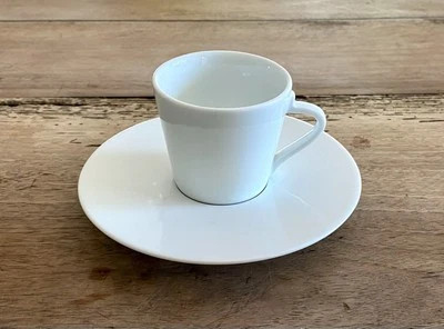 Tasse + Soucoupe Nespresso Andrée Putman Marron Foncé TBE - Photo 1/4