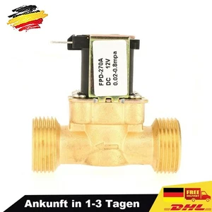 Electroválvula de Agua 3/4" DC 12V Eléctrica N/C Normalmente Cerrada Control de Entrada DHL - Imagen 1 de 10
