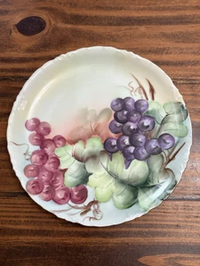 Rosenthal Versailles Bavaria Traubenblätter & Weinrebe handbemalt Salatteller 8" - Bild 1 von 5