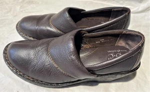 B.O.C Schuhe Damengröße 8 braun Leder Slipper Komfort Clogs Halbschuhe mobwife - Bild 1 von 9