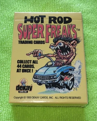 🚨 1999 DEKAY Hot Rod Super Freaks RARE 44 Card Set + Promo UNOPENED Racing - Image 1 of 4