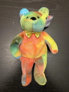 Vintage SALVINO'S Bammers Ice Bammers SCOTT HAMILTON Beanie Bear NWT - Picture 1 of 7