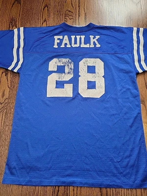 Camiseta de fútbol americano de los Indianapolis Colts Marshall Faulk juvenil talla XL NFL  Foto 1 de 4