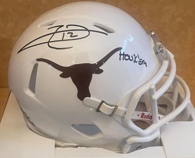 MINICASCO BECKETT FIRMADO POR EARL THOMAS HOOK EM SPEED TEXAS HOOK EM SPEED  Foto 1 de 2