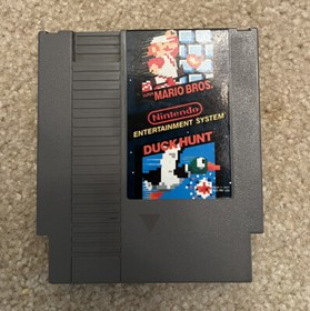 NES Super Mario Bros and Duck Hunt Authentic Nintendo Cartridge Only (Tested)