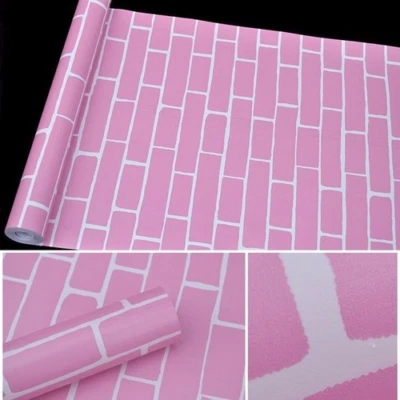 Papel pintado autoadhesivo de vinilo 5M/10M decoración del hogar pegatinas de pared pelar y pegar Foto 1 de 4