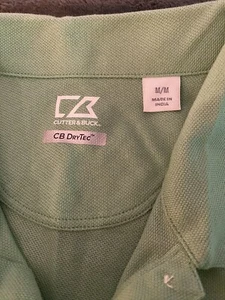 Ladies Golf Shirt  M Cutter Buck Dry Tec - Picture 1 of 2