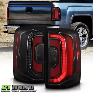 For 2014-2018 GMC Sierra 1500 Incandescent Upgrade OE+ LED Tail Lights Lamps Set - Picture 1 of 10