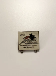 Harley Davidson Americade 2007 Twenty Five Years Lake George NY Connecting Pin - Picture 1 of 2