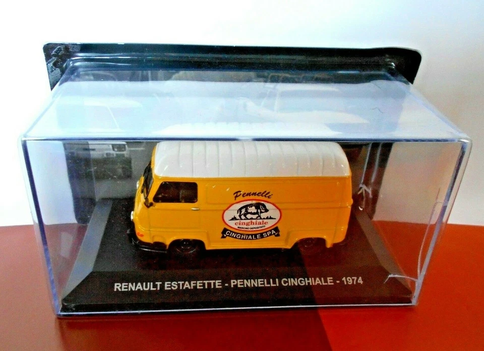  Die Cast Pubblicitari - RENAULT ESTAFETTE PENNELLI CINGHIALE 1974  1:43 [64B] - Immagine 1 di 1