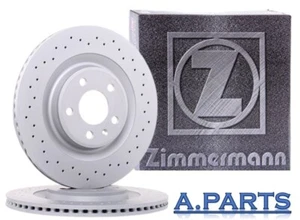 ZIMMERMANN 2X BREMSSCHEIBE 330 mm HINTEN AUDI A4 A6 A8 VW TOUAREG PORSCHE MACAN - Picture 1 of 1