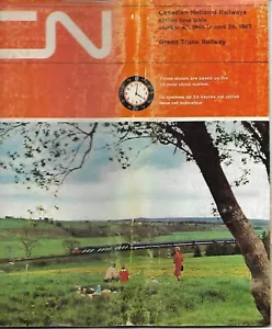 Railroad Timetable - CN Canadian National - 30/10/66 (Canada) - Bild 1 von 1
