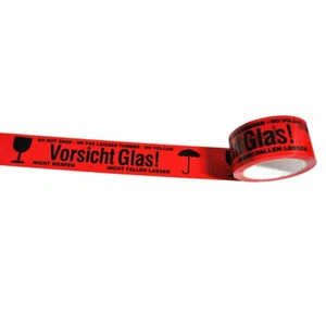 Paketband Vorsicht Glas! Klebeband Paketklebeband Packband - Bild 1 von 1