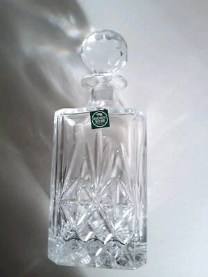 Rare Vintage Thomas Webb “Berkeley” Crystal Spirit Decanter (10”/25cm, 1.6kg) - Image 1 of 4
