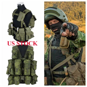 US!! 6sh117 Russian Tactical Vest Modular Bags Emr Combat Equipment Replica Vest - Picture 1 of 20