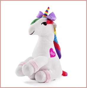 JOJO Siwa 19" Tall X-Large UNICORN Plush Pillow Buddy Doll Figure -WHITE 🌟NEW🌟 - Picture 1 of 10