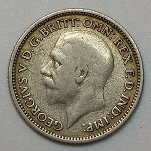 1928 UK Great Britain 6 Pence - Picture 1 of 2