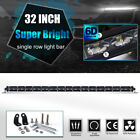 7/14/20/26/32/38/44/50" Single Row Slim Led Work Light Bar For 4wd Offroad Truck