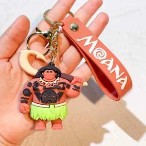 MAUI - Moana 2 Cute Keychains New Disney Anime Key Ring Kids (#6) - Picture 1 of 1