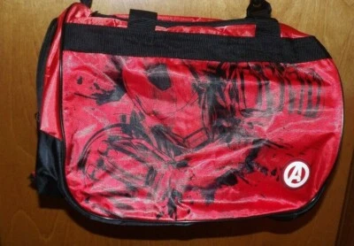 BOLSA DEPORTIVA MARVEL AVENGERS IRON MAN, BOLSA DE LONA, 17" DE LARGO. Con etiquetas Foto 1 de 4