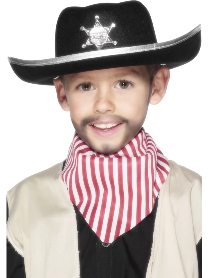 Cappello Da Cowboy Per Ragazzi Costume Fantasia Accessorio Del Far West - Immagine 1 di 1