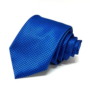 Jones New York Men's Neck Tie - Blue Woven Pattern Classic Width - Picture 1 of 8