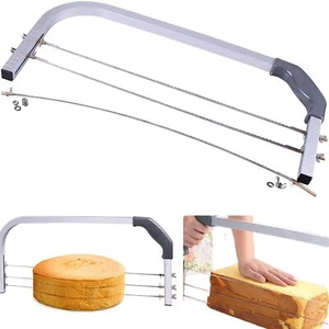 Professional Cake Cutter Slicer Leveler, Commercial 4 Layers Adjustable Stainles - Picture 1 of 6