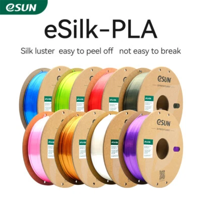 eSUN eSilk PLA Filament Silk Luster Shiny Appearance1.75mm For 3D Printer - Image 1 of 4