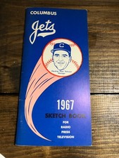 1967 Columbus Ohio Jets (Clippers) Sketch Book International League Baseball 40p