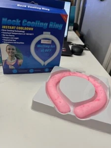 Cool Tube Neck Cooling Ring Summer Gadget Wearable Ice Pillow Portable Reusable - Picture 1 of 5