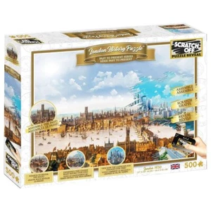 London Map Scratch Off Jigsaw Puzzle 500 Pieces - Picture 1 of 3