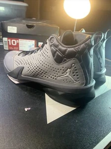 Nike Jordan Flight Time 14.5 Wolf Grey/White Men's Basketball Shoes Size 10.5 - Picture 1 of 12