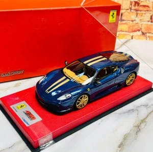 *SUPER RARE* Looksmart 1/18 Ferrari F430 Scuderia Blue / Gold - Picture 1 of 9
