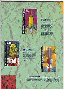 Phonecards 1993 The Environment magnetic set of 3 in original pack, mint - Bild 1 von 2