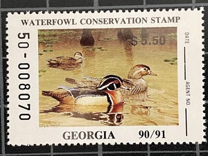US Stamps - SC# RW GA 6 - Duck Stamp - Unused NG - CV $9.00 - Picture 1 of 1