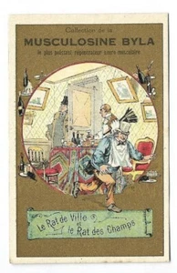 Le rat de ville et le rat des champs - Fable - Chromo Musculosine Byla - Picture 1 of 2