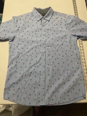 Camisa Sahara Club Botón Para Hombre Talla-L Manga Corta 60/40 Algodón Mezcla Poli  Foto 1 de 4