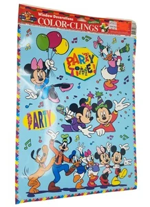 Disney Color Clings statisches Fenster Party Aufkleber - Gänseblümchen Ente Donald Mickey Minnie - Bild 1 von 8