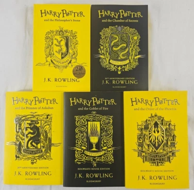 Harry Potter 20th Anniversary Edition  Hufflepuff Paperback Books By JK Rowling - Image 1 of 4