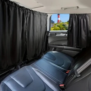 4pcs Car Privacy Curtains Set Window Sun Shade for Sleeping Camping Travel - Picture 1 of 7