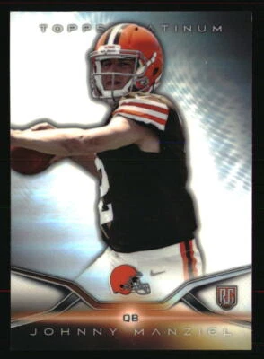 Johnny Manziel 2014 Topps Platinum #126 FOOTBALL Card - Image 1 of 2