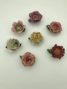 Winterthur Museum 7 Miniature Floral Teapots For Display Only. Very FRAGILE - Picture 1 of 24