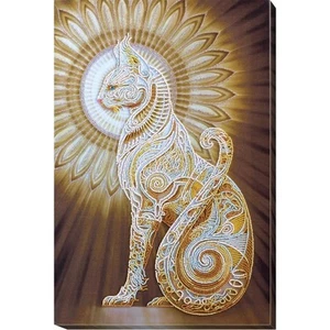 Perlen Stickset Katze Perlen Nähen Perlenarbeiten DIY Abris Art - Bild 1 von 5