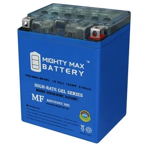 Mighty Max 12V 12Ah Gel Battery for Honda 1000 CBR1000F Hurricane 1987-1996 - Picture 1 of 6