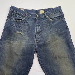 Vintage Abercrombie Fitch Wide Leg Jeans Men’s 34x32 (M.36x32)Y2K Distressed - Picture 1 of 16
