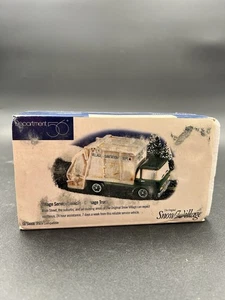 Department 56 Snow Village  "Village Service Vehicle Garbage Truck" #54959 - Picture 1 of 4