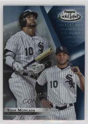 2018 Topps Gold Label Class 3 Blue /50 Yoan Moncada #34 - Image 1 of 2