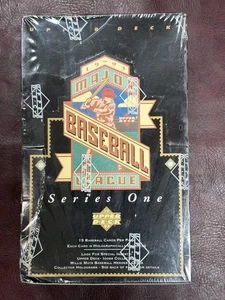 Upper Deck Baseball Series 1 1993 paquete de 36 cajas de cera sellado de fábrica Jeter Piazza - Imagen 1 de 6
