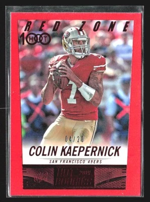 Colin Kaepernick 2014 Score Red Zone SN #/20 - Image 1 of 2